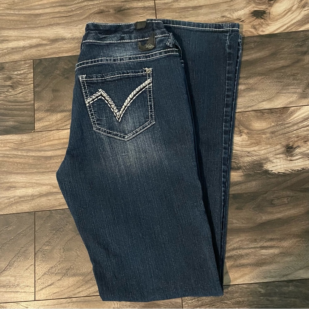 Vanity Straight Leg Dark Wash Size 29W/33L